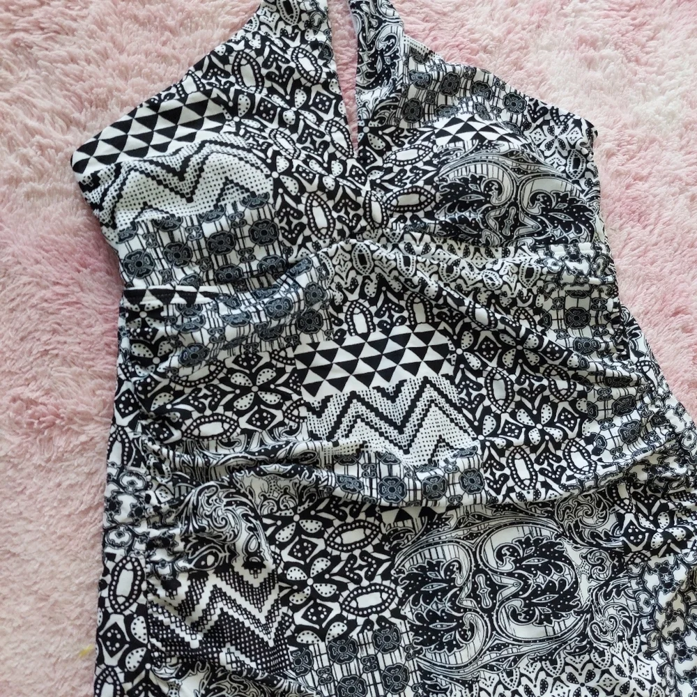 Aqua Couture Halter Swimsuit Dress Size Large‎